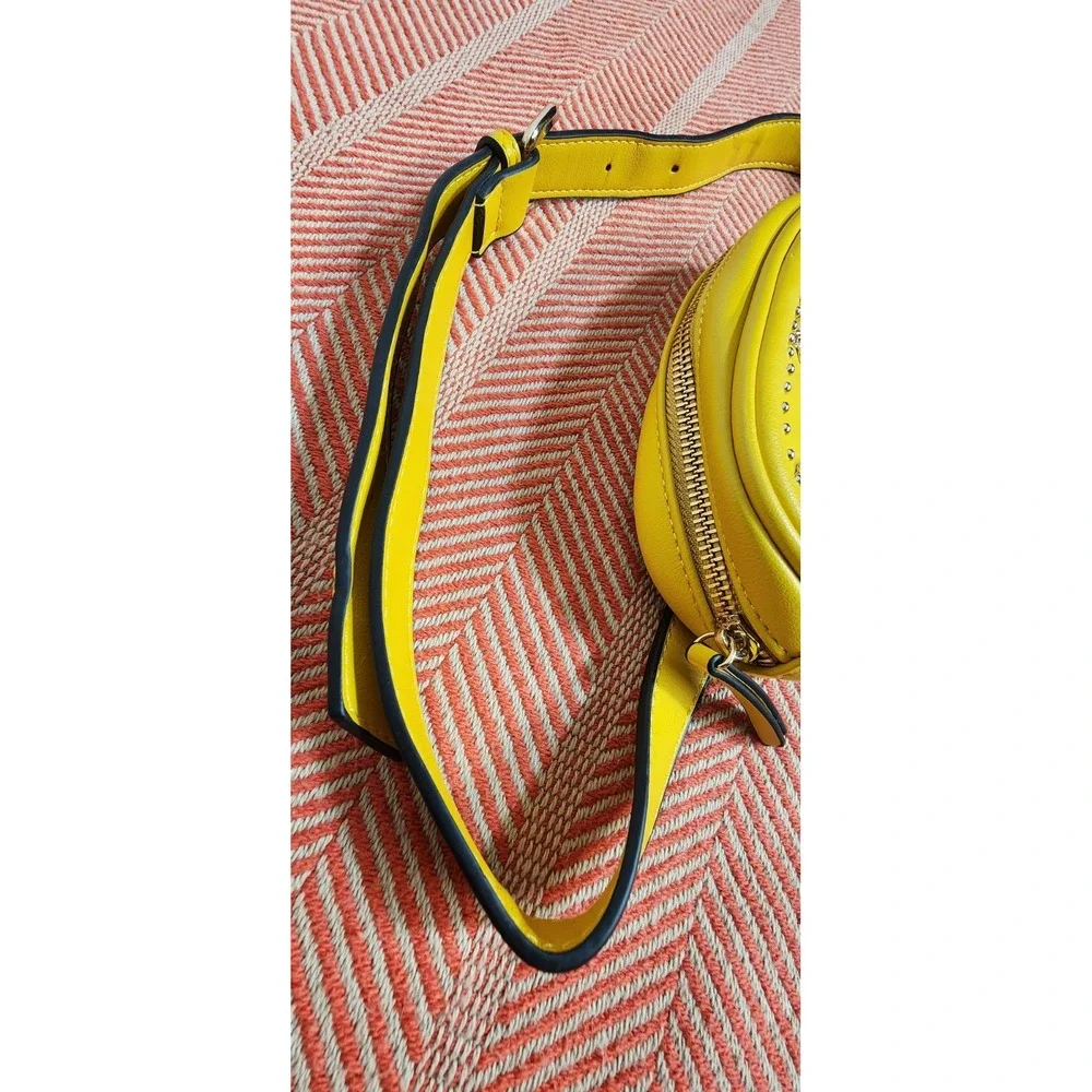 Topshop Bumbag Yellow Tiger Embellishment Jewel Fanny Pack Bag Purse‎ NEW